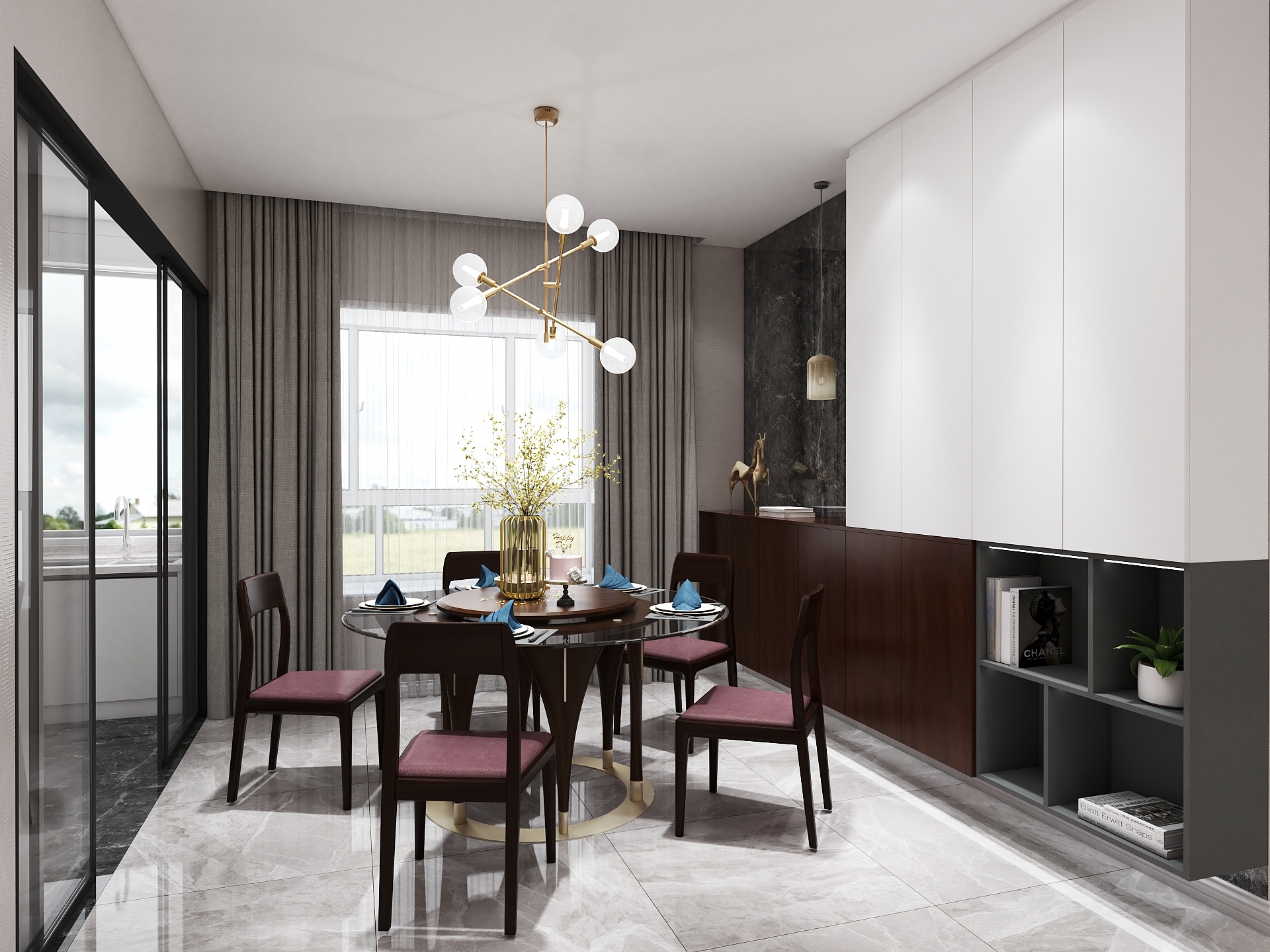 廣州實地·常春藤-固裝家具定制效果圖